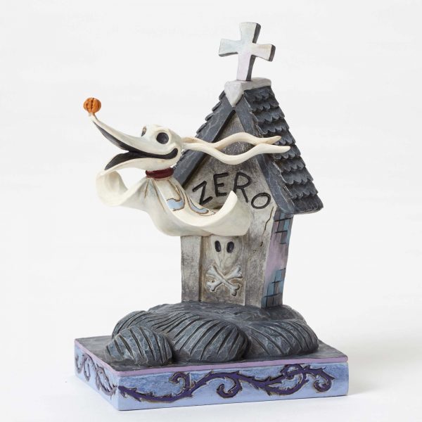  Disney Traditions Nightmare Before Christmas Zero and Dog House Statue