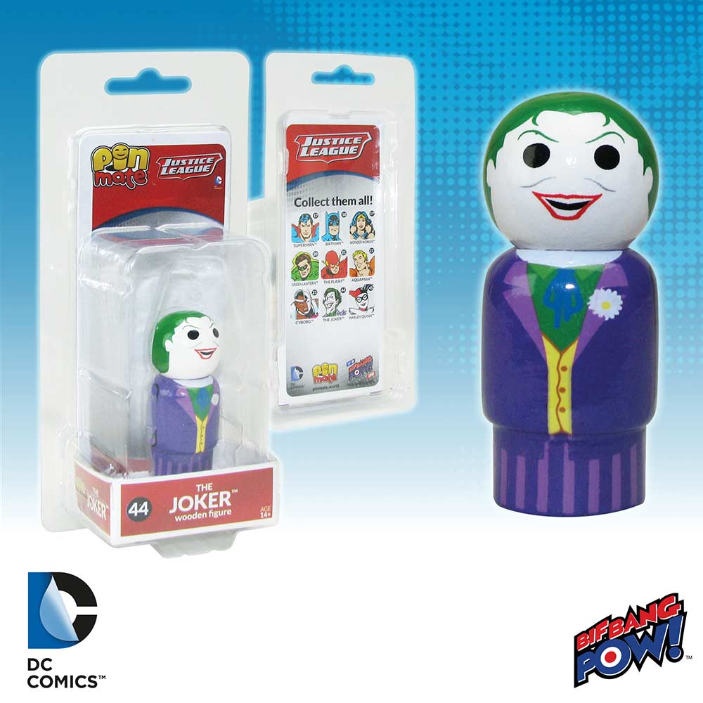  DC Comics The Joker Classic Pin Mate Wooden Figure
