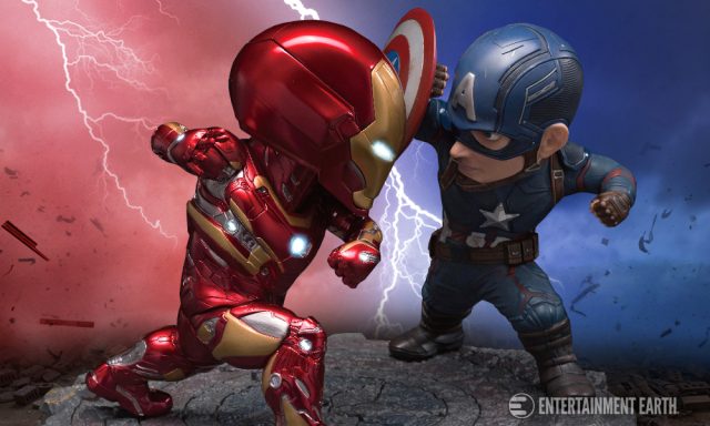 Captain America: Civil War Egg Attack Statues
