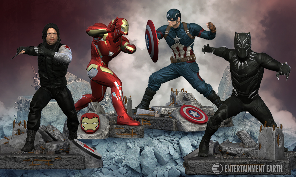 Captain America Civil War Finders Keypers Statue