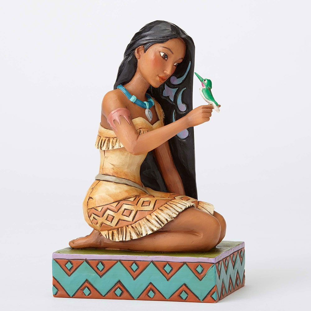 Disney Traditions Pocahontas with Bird Statue