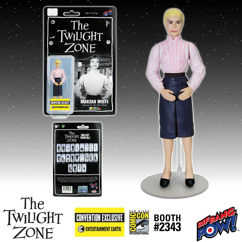 The Twilight Zone Marsha White 3 3/4-Inch Action Figure In Color - Convention Exclusive