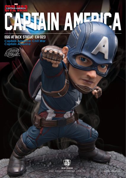 Captain America: Civil War Captain America Egg Attack Statue
