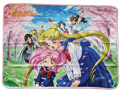  Sailor Moon R Group Sublimation Throw Blanket
