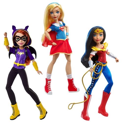 Mini DC Super Hero Girls Action Figures Collectible Superheroes Play Toy 8cm 