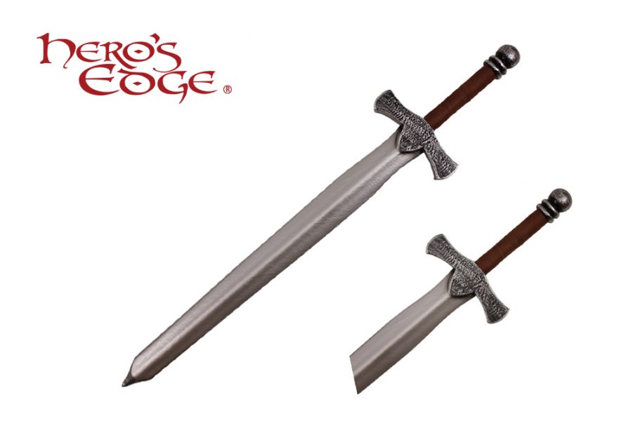 Hero's Edge Brown Handle Foam Sword