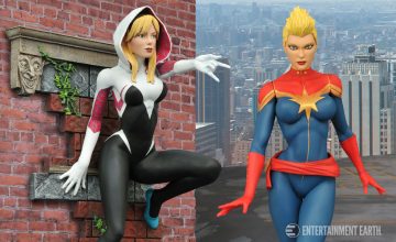 Diamond SDCC Exclusive Captain Marvel and SpiderGwen