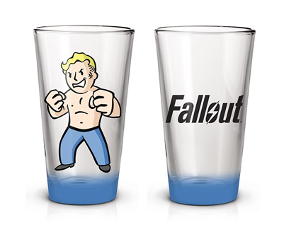 Fallout Boxing Pint Glass