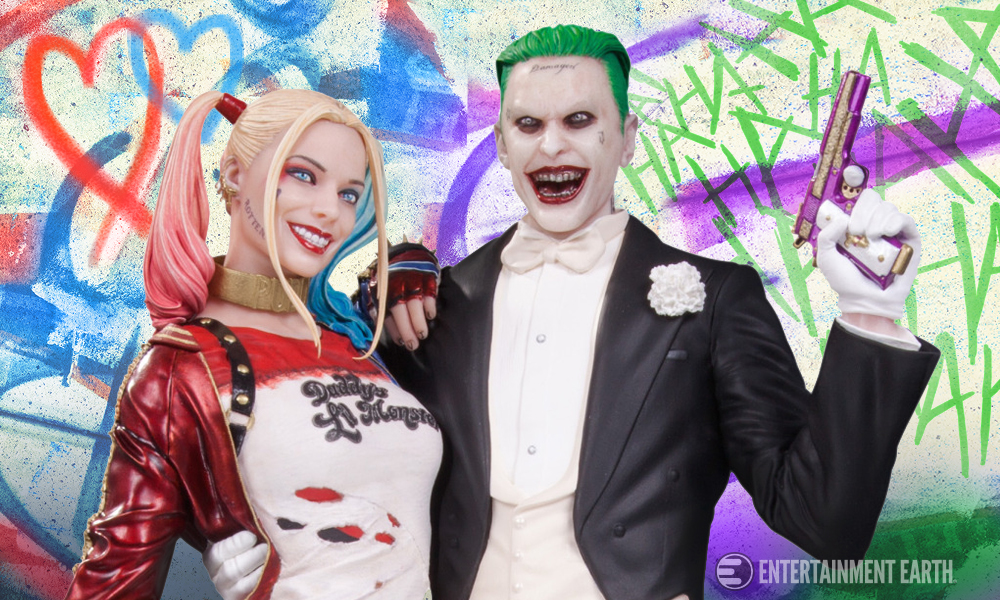 Suicide Squad Joker and Harley Quinn Statue 