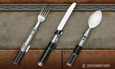 Feel the Force Flow Through This New Lightsaber Flatware Set