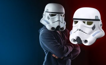 Star Wars The Black Series Rogue One Imperial Stormtrooper Electronic Voice-Changer Helmet Prop Replica