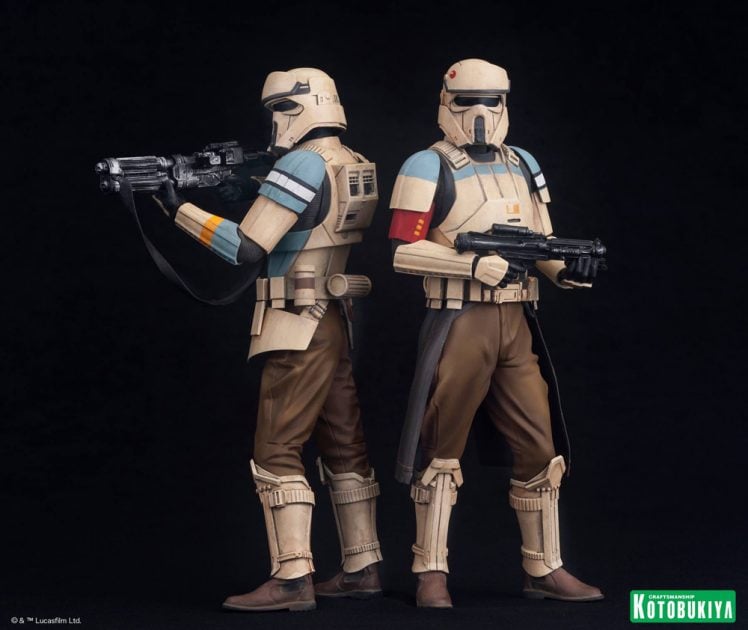 Star Wars Rogue One Scarif Stormtrooper ArtFX+ Statue 2-Pack