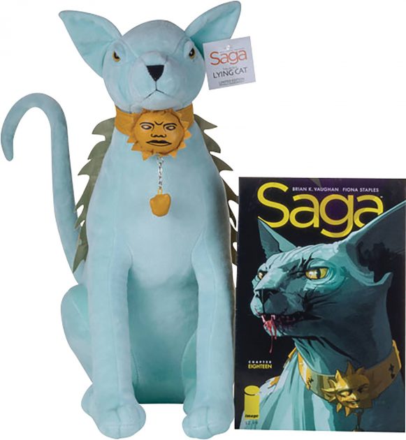 Saga Lying Cat Talking Plush Doll