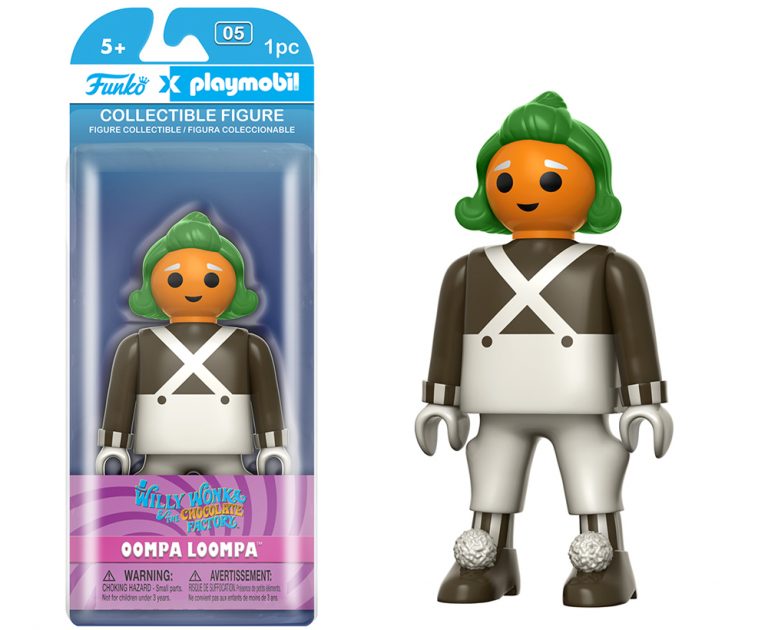 Willy Wonka and the Chocolate Factory Oompa Loompa 5-Inch Playmobil Action Figure