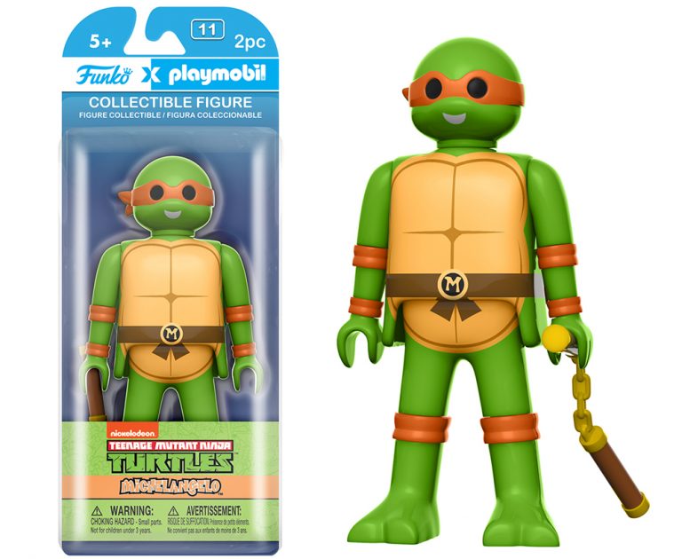 Teenage Mutant Ninja Turtles Michelangelo 6-Inch Playmobil Action Figure