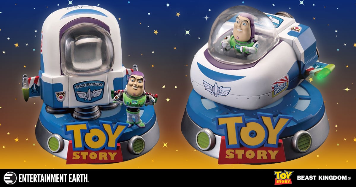 Travel to Infinity and beyond with This Buzz Lightyear Egg Attack Statue –  Previews Exclusive!