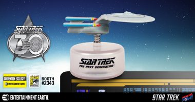 Entertainment Earth SDCC Exclusive Star Trek: TNG Enterprise! Shields up! Red alert!
