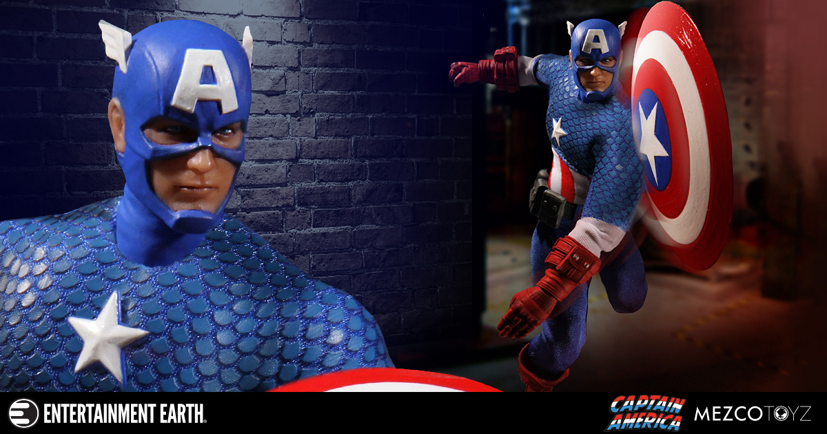 Cap Is Back as a Mezco One:12 Collective Action Figure