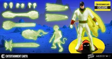 In Stock Now! Exclusive Space Ghost Glow in the Dark Action Figure