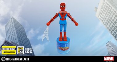 Convention Exclusive Spider-Man Push Puppet Swings into Action!