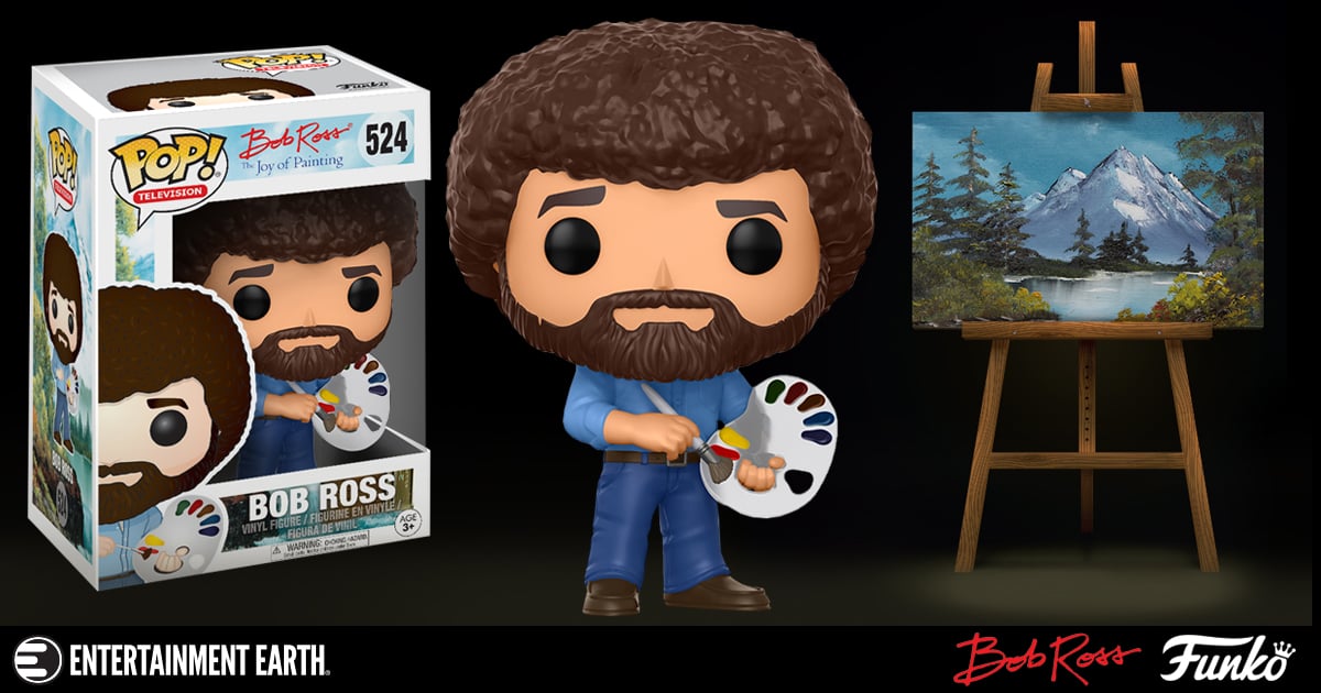 Paint Some Happy Little Trees with the Bob Ross Funko
