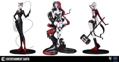 Sho Murase Gotham City Sirens Art Transforms into Incredibly Detailed Statues!