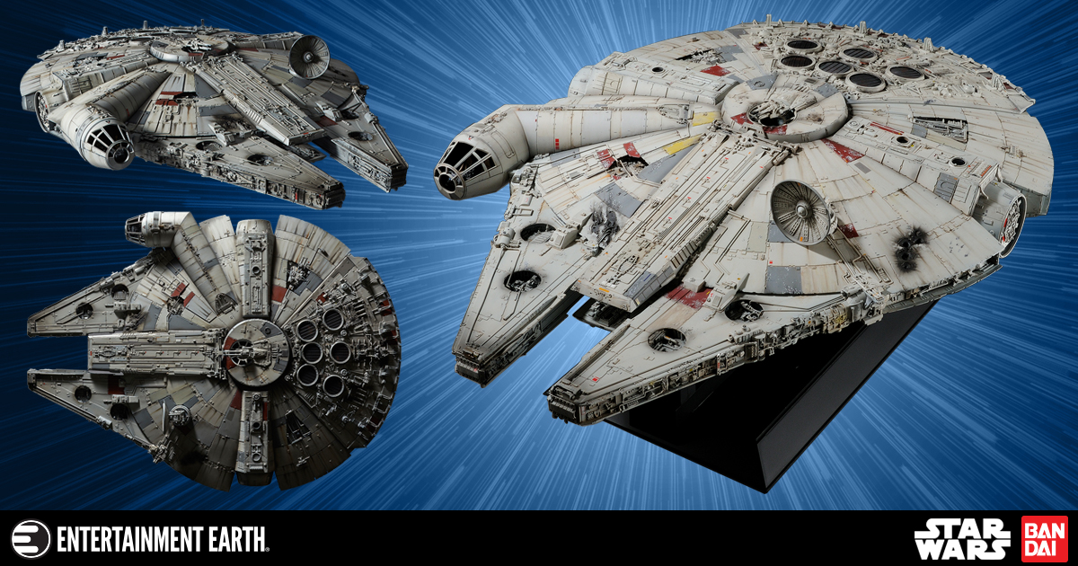 Star Wars: A New Hope Millennium Falcon 1:72 Scale Perfect Grade Model Kit