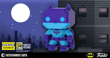 San Diego Comic-Con Exclusive Batman Pop! Brings Back Retro Video Game Style