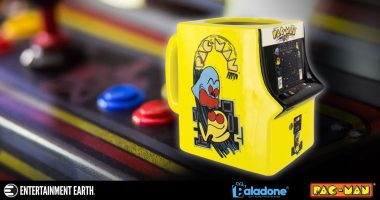 Arcade Games with Breakfast – Pac-Man Cabinet Mug!