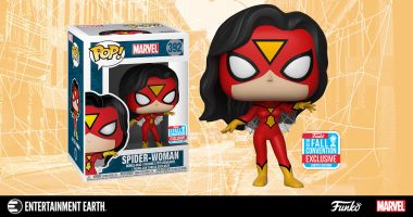 New Funko Spider-Woman Pop! Convention Exclusive Swings into New York Comic Con