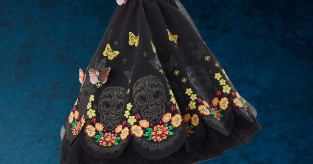 Día de los Muertos Barbie Dress
