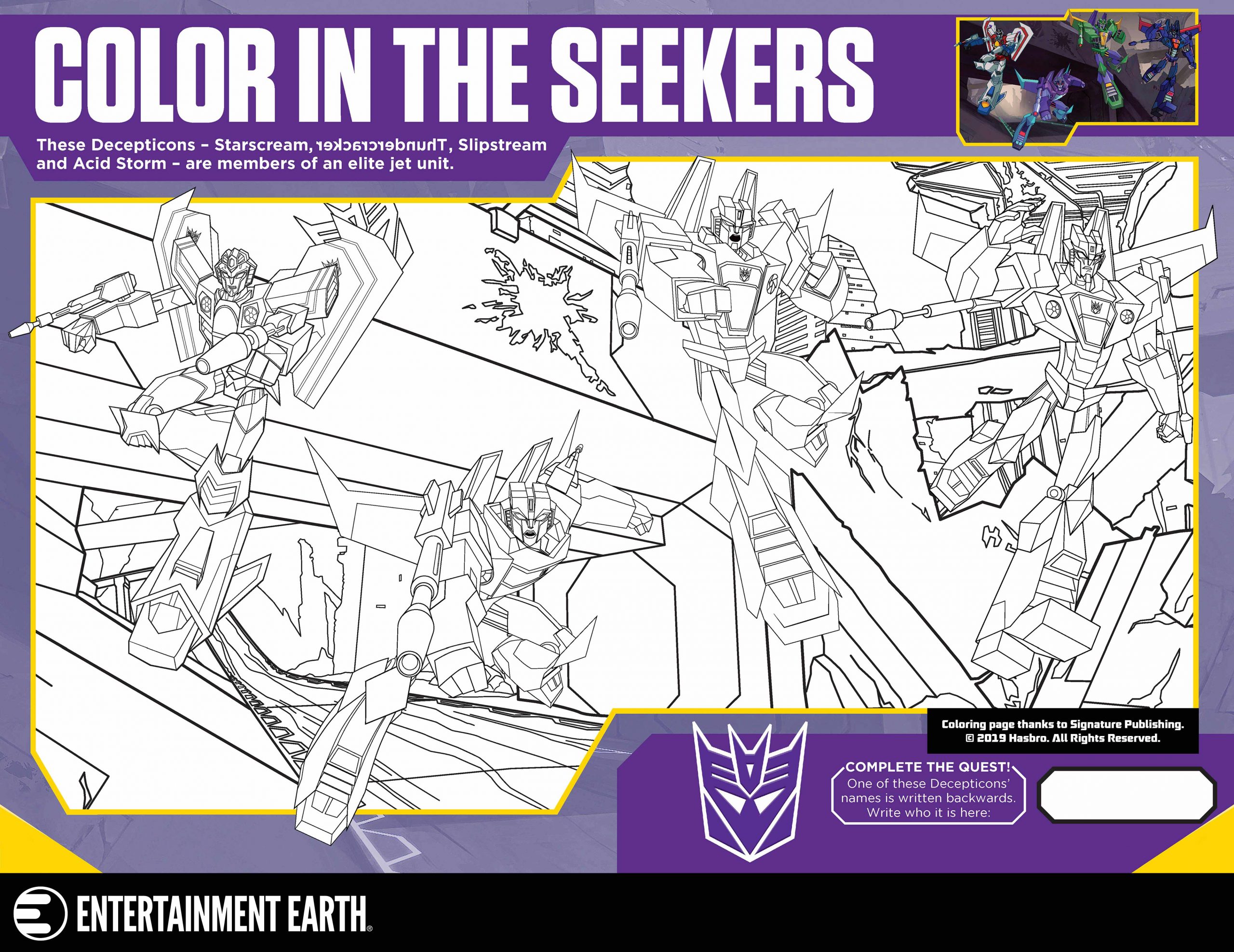 Color in the Seekers!